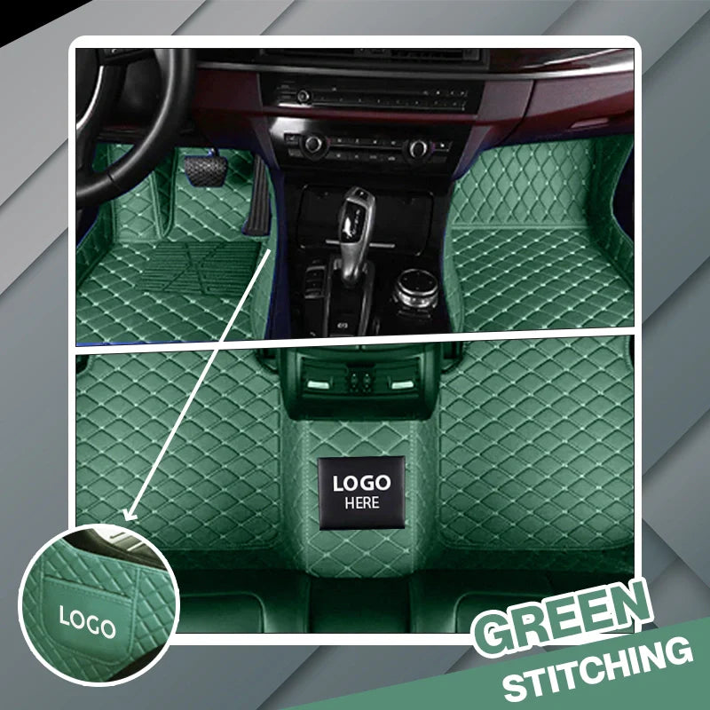 2025 Elvie Custom Logo Heavy Duty, Universal Fit Floor Mats for Cars, SUVs, and Trucks