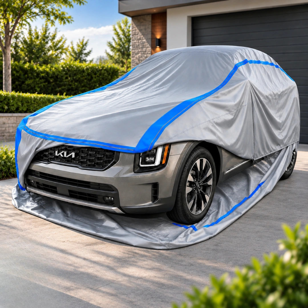 720D 2-in-1 Full Enclosed Car Cover