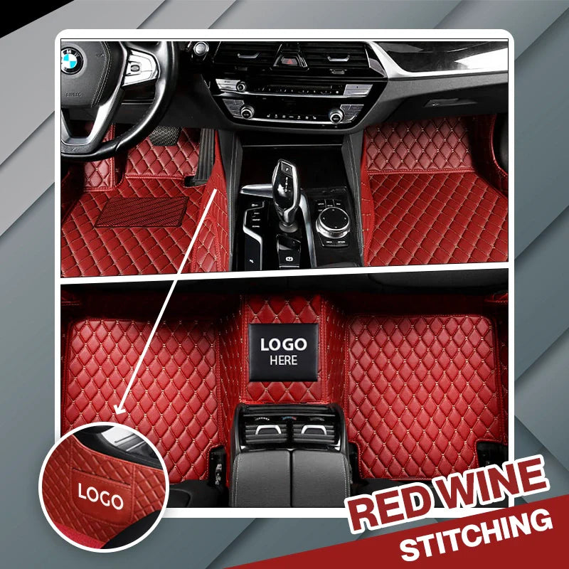 2025 Elvie Custom Logo Heavy Duty, Universal Fit Floor Mats for Cars, SUVs, and Trucks