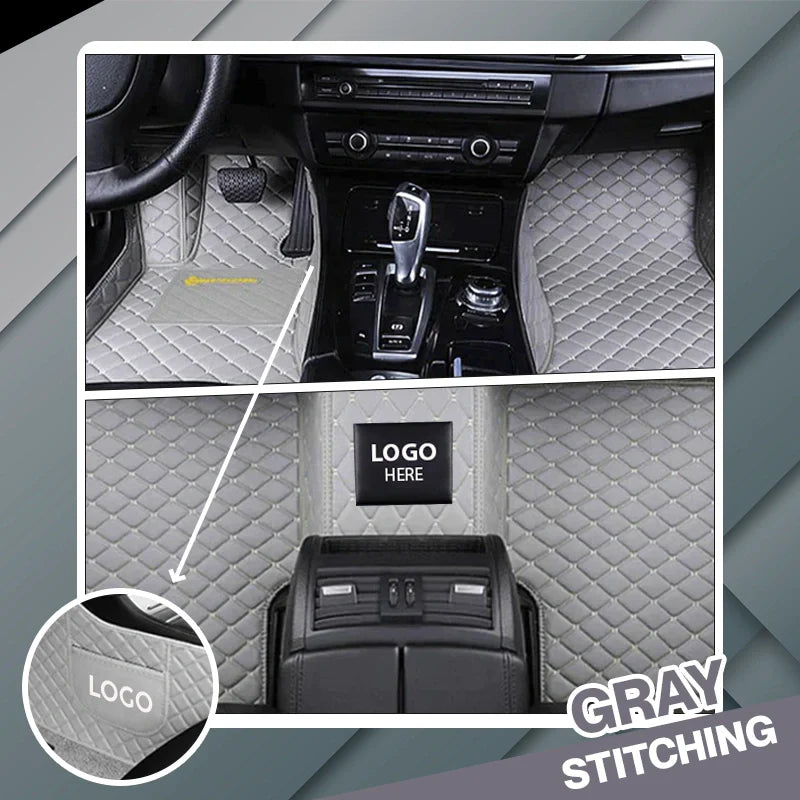 2025 Elvie Custom Logo Heavy Duty, Universal Fit Floor Mats for Cars, SUVs, and Trucks