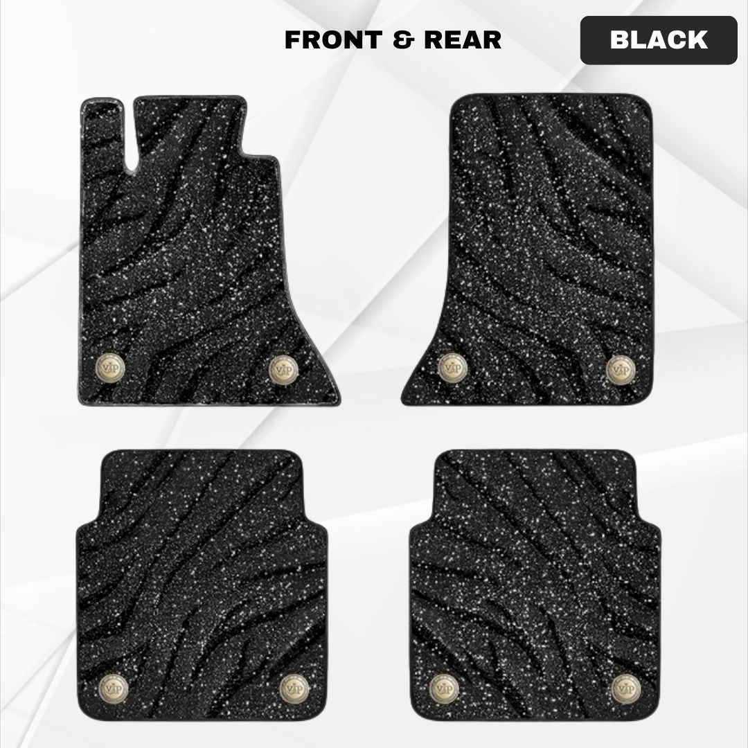 Galaxy Stripe Upper Layer Replacement Suede Car Floor Mats