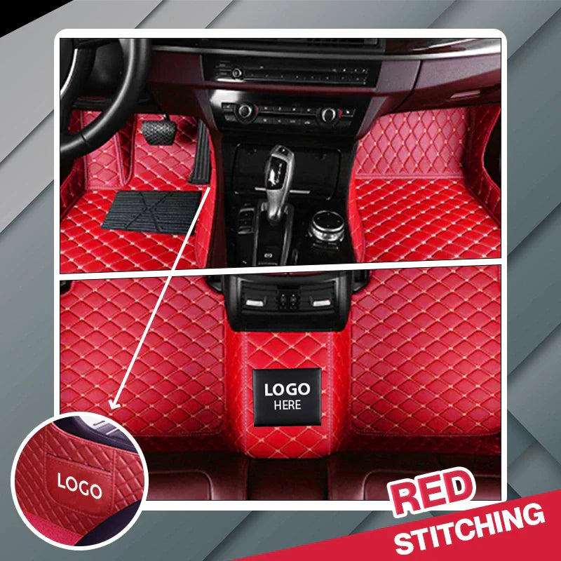 2025 Elvie Custom Logo Heavy Duty, Universal Fit Floor Mats for Cars, SUVs, and Trucks