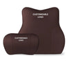 Logo Customizable Memory Foam Car Seat Cushion – Ergonomic Neck & Lumbar Support Set