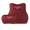Logo Customizable Memory Foam Car Seat Cushion – Ergonomic Neck & Lumbar Support Set