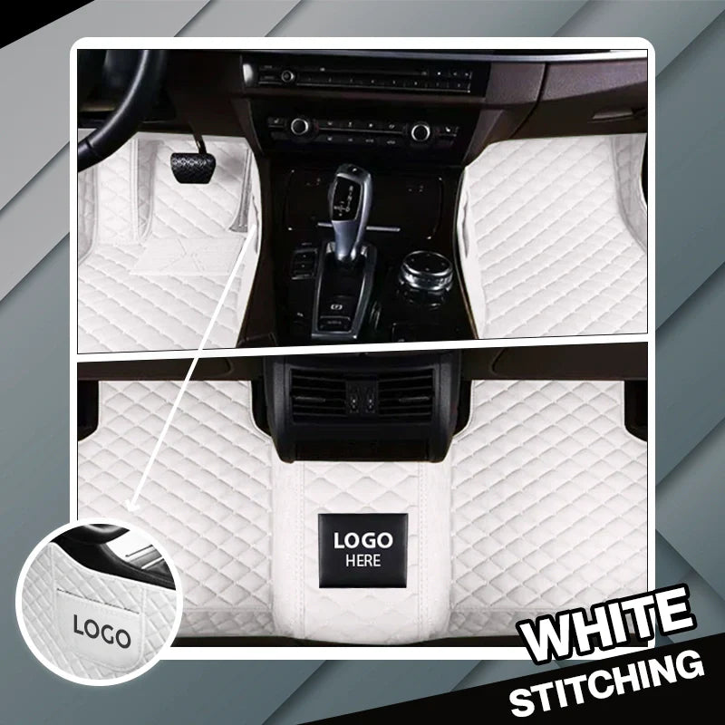 2025 Elvie Custom Logo Heavy Duty, Universal Fit Floor Mats for Cars, SUVs, and Trucks