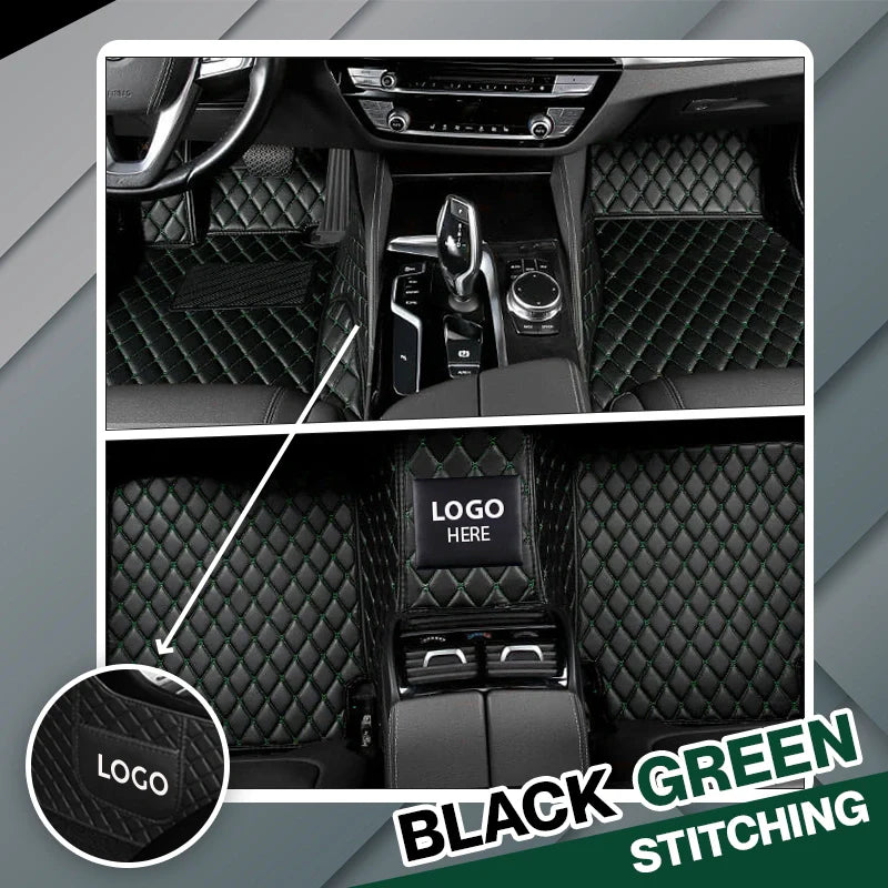 2025 Elvie Custom Logo Heavy Duty, Universal Fit Floor Mats for Cars, SUVs, and Trucks