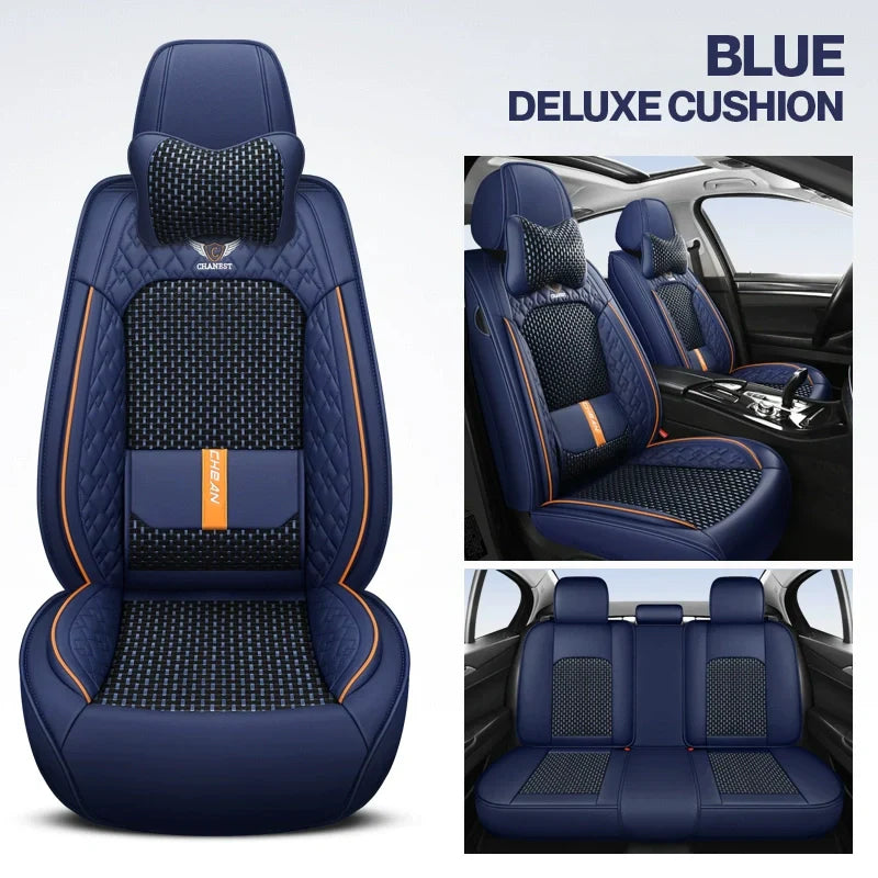 2025 RoadWarrior Universal Car Seat Covers | Breathable & Waterproof Leather Protection for Cars, SUVs