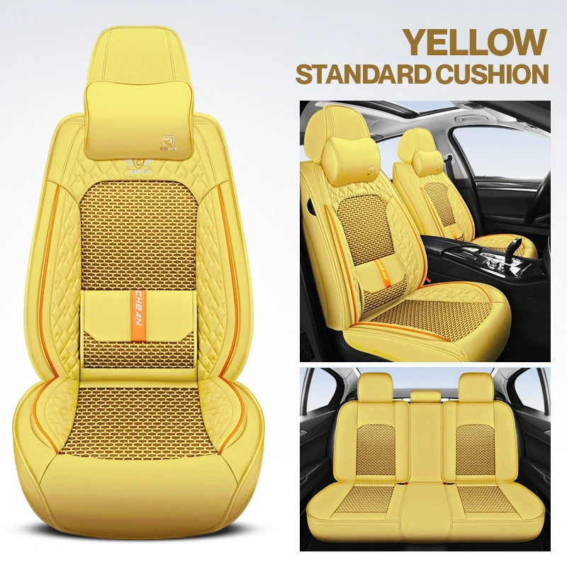 2025 RoadWarrior Universal Car Seat Covers | Breathable & Waterproof Leather Protection for Cars, SUVs