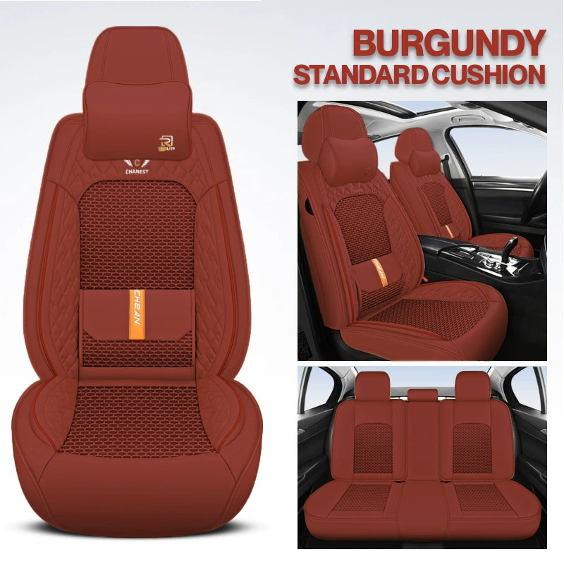 2025 RoadWarrior Universal Car Seat Covers | Breathable & Waterproof Leather Protection for Cars, SUVs