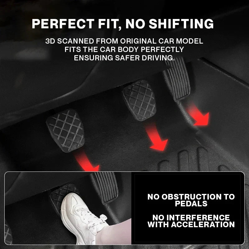 ElitePad 2025 Heavy Duty TPE Floor Mats with Luxury Liner for Cars, SUVs, and Trucks