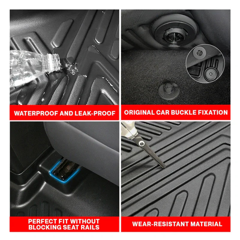 ElitePad 2025 Heavy Duty TPE Floor Mats with Luxury Liner for Cars, SUVs, and Trucks