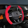 Gripzon Racing Suede Steering Wheel Cover – Breathable, Anti-Slip & Universal Fit