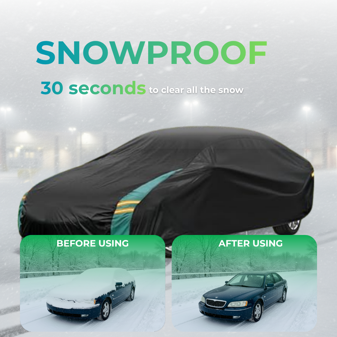 All Weather Car Cover - Waterproof, Sun & Snow Protection