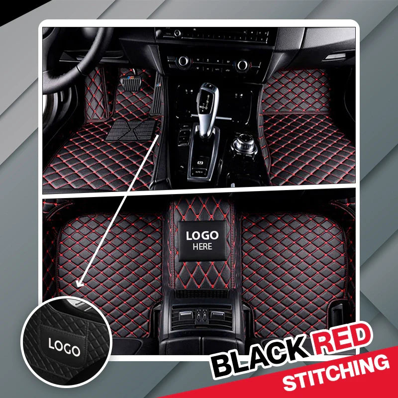 2025 Elvie Custom Logo Heavy Duty, Universal Fit Floor Mats for Cars, SUVs, and Trucks