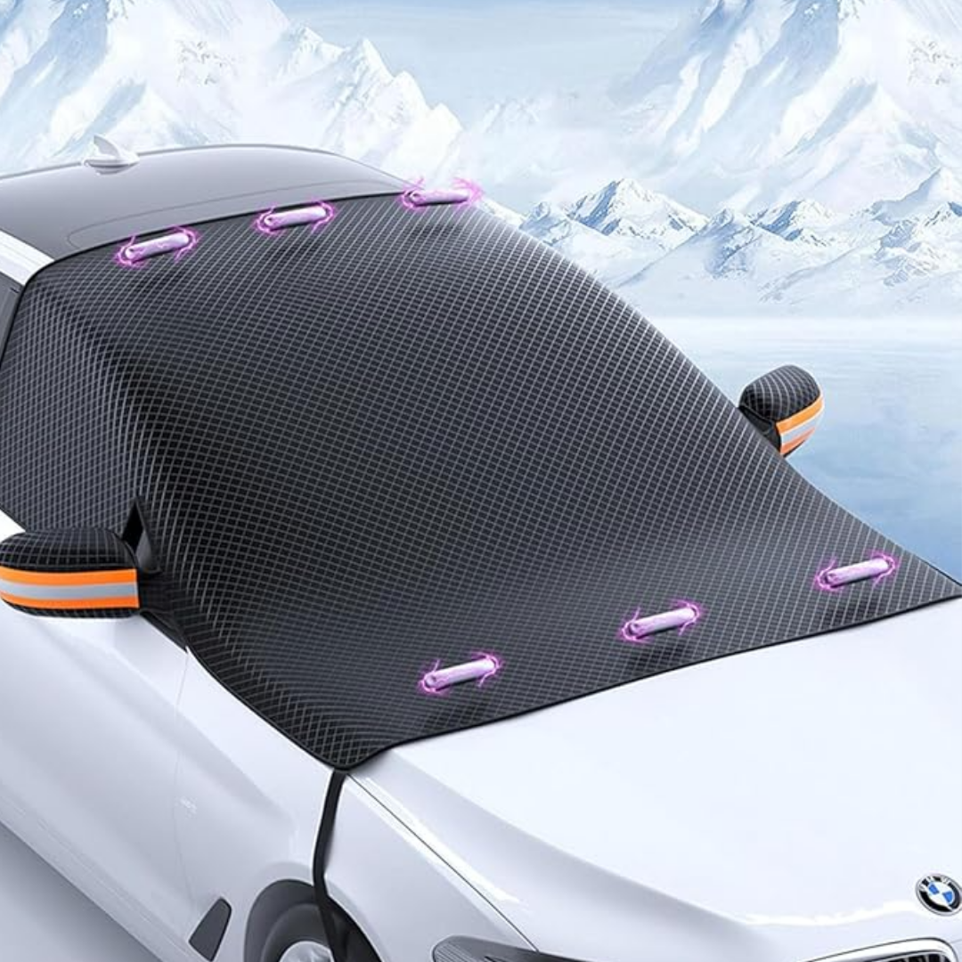 Magnetic Car Windshield Snow Cover - Windshield Cover for Ice and Snow