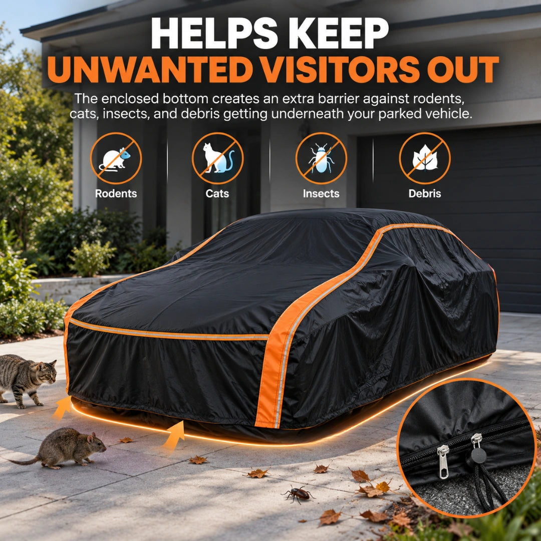 720D 2-in-1 Full Enclosed Car Cover