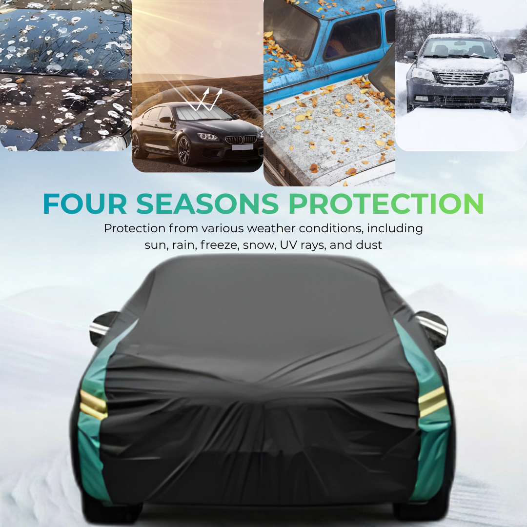All Weather Car Cover - Waterproof, Sun & Snow Protection
