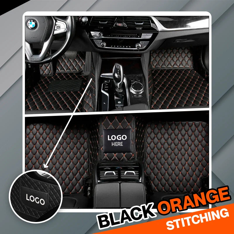 2025 Elvie Custom Logo Heavy Duty, Universal Fit Floor Mats for Cars, SUVs, and Trucks