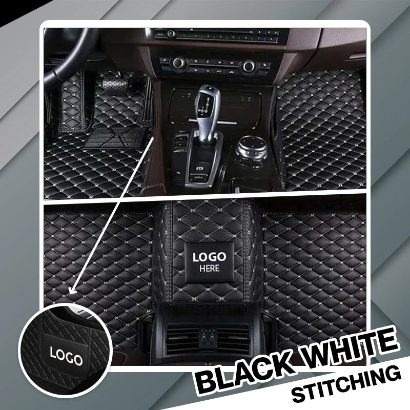 2025 Elvie Custom Logo Heavy Duty, Universal Fit Floor Mats for Cars, SUVs, and Trucks