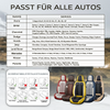 Alexcar Zetas Komplett-Set Universeller Atmungsaktiver Wasserdichter Fahrzeug-Lederbezug für Autos, SUVs, Pickup-Trucks