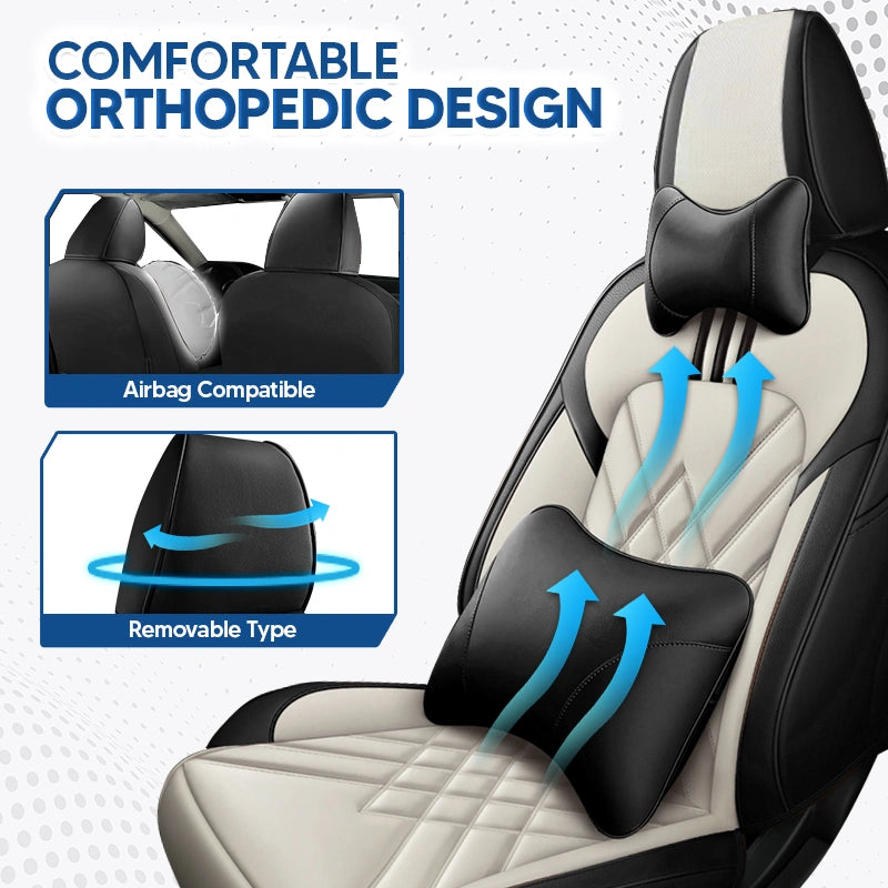 Alexcar Azza 2025 Full Set Universal Breathable Waterproof Vehicle Leather Cover for Cars, SUV