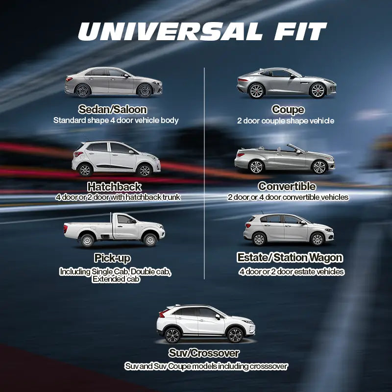 DriveMax Leather Floor Mats Covers | Heavy Duty, Universal Fit Floor Mats for Cars, SUVs, and Trucks