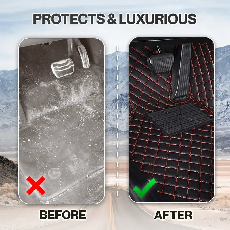 Elvie 2025 Waterproof Non-slip Universal Fit Customized Floor Mats for Cars, SUVs, and Trucks