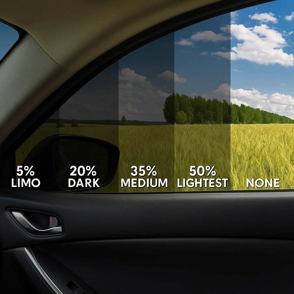 Universal Reduce Infrared Heat & Block UV by 99% Removable Window Tint Film for Cars