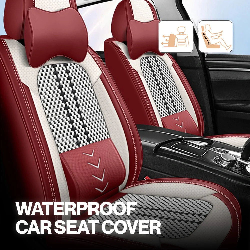 Nozel Lumbar Support Seat Cover, Custom Fit All-Season Seat Cushion for Car