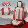 ZETAS Alexcar Set Completo di Coprisedili Universali in Pelle per Auto, SUV, Pick-up, Impermeabili e Traspiranti