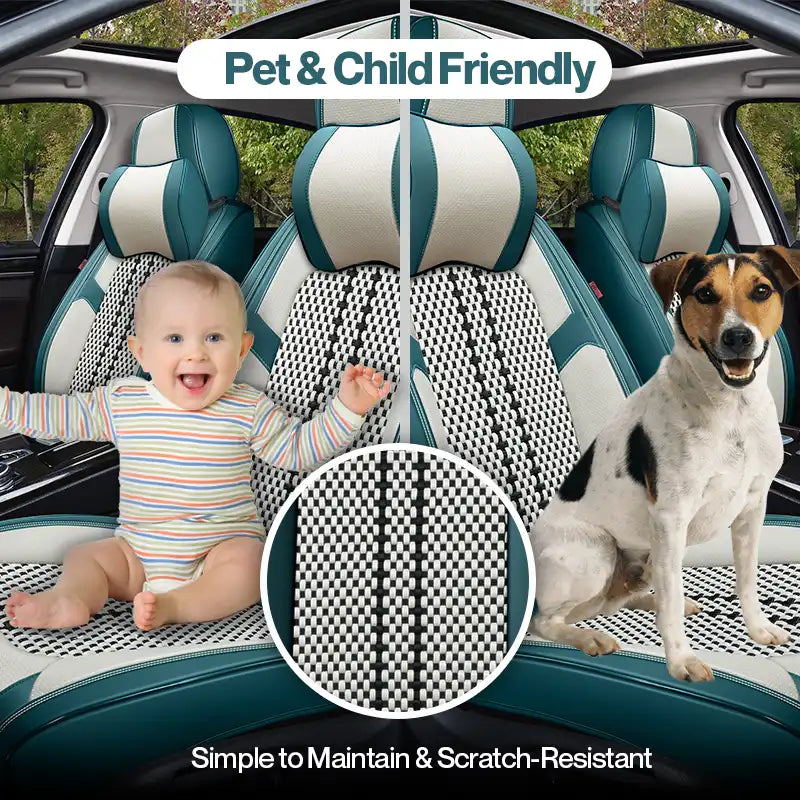 Nox 2025 Full Set Universal Breathable Waterproof Vehicle Leather Cover for Cars