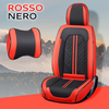 ZETAS Alexcar Set Completo di Coprisedili Universali in Pelle per Auto, SUV, Pick-up, Impermeabili e Traspiranti