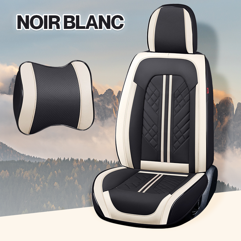 Zetas Housses Complètes Universelles en Cuir Respirant et Imperméable pour Voitures, SUV, Camionnettes