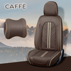 ZETAS Alexcar Set Completo di Coprisedili Universali in Pelle per Auto, SUV, Pick-up, Impermeabili e Traspiranti