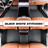 DriveMax Leather Floor Mats Covers | Heavy Duty, Universal Fit Floor Mats for Cars, SUVs, and Trucks
