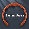 AU Nexi Customized Car Logo Breathable Ultra-thin 5D Leather & Carbon Car Steering Wheel Cover Universal Fit