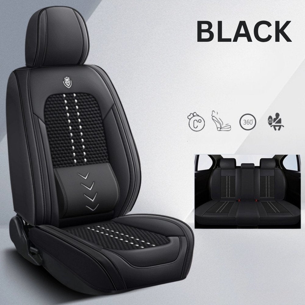 Nozel Lumbar Support Seat Cover, Custom Fit All-Season Seat Cushion for Car