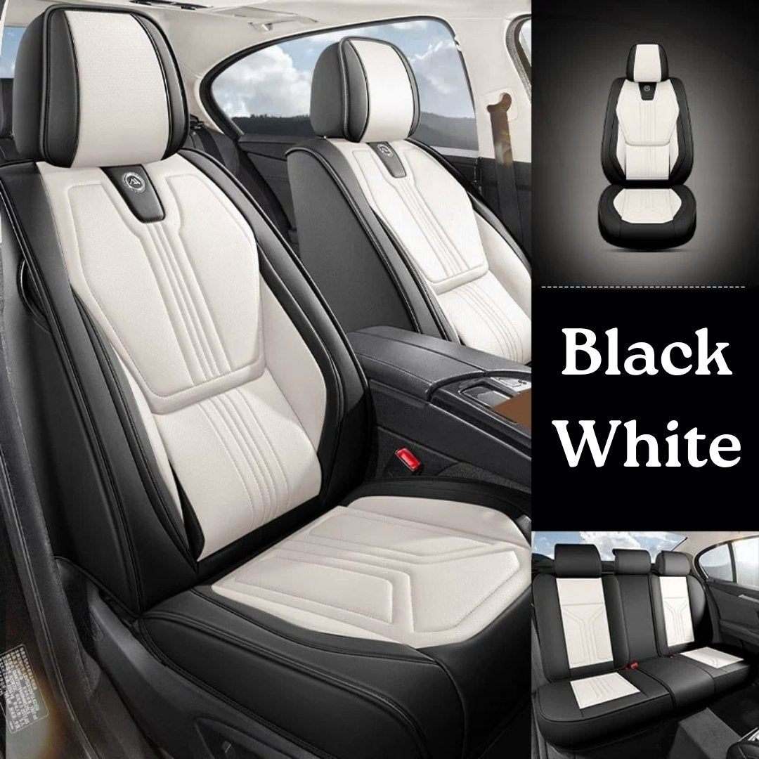 All-Season Breathable Nappa Leather Car Seat Covers