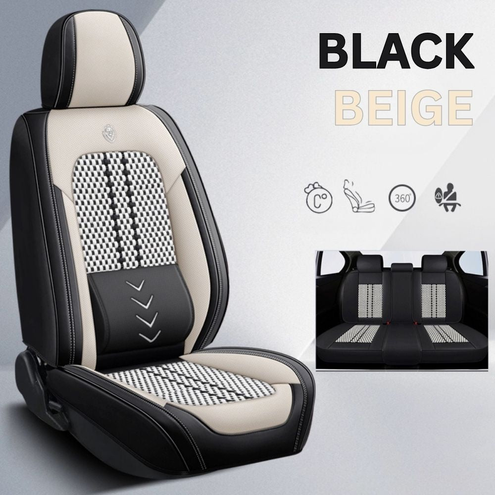 Nozel Lumbar Support Seat Cover, Custom Fit All-Season Seat Cushion for Car