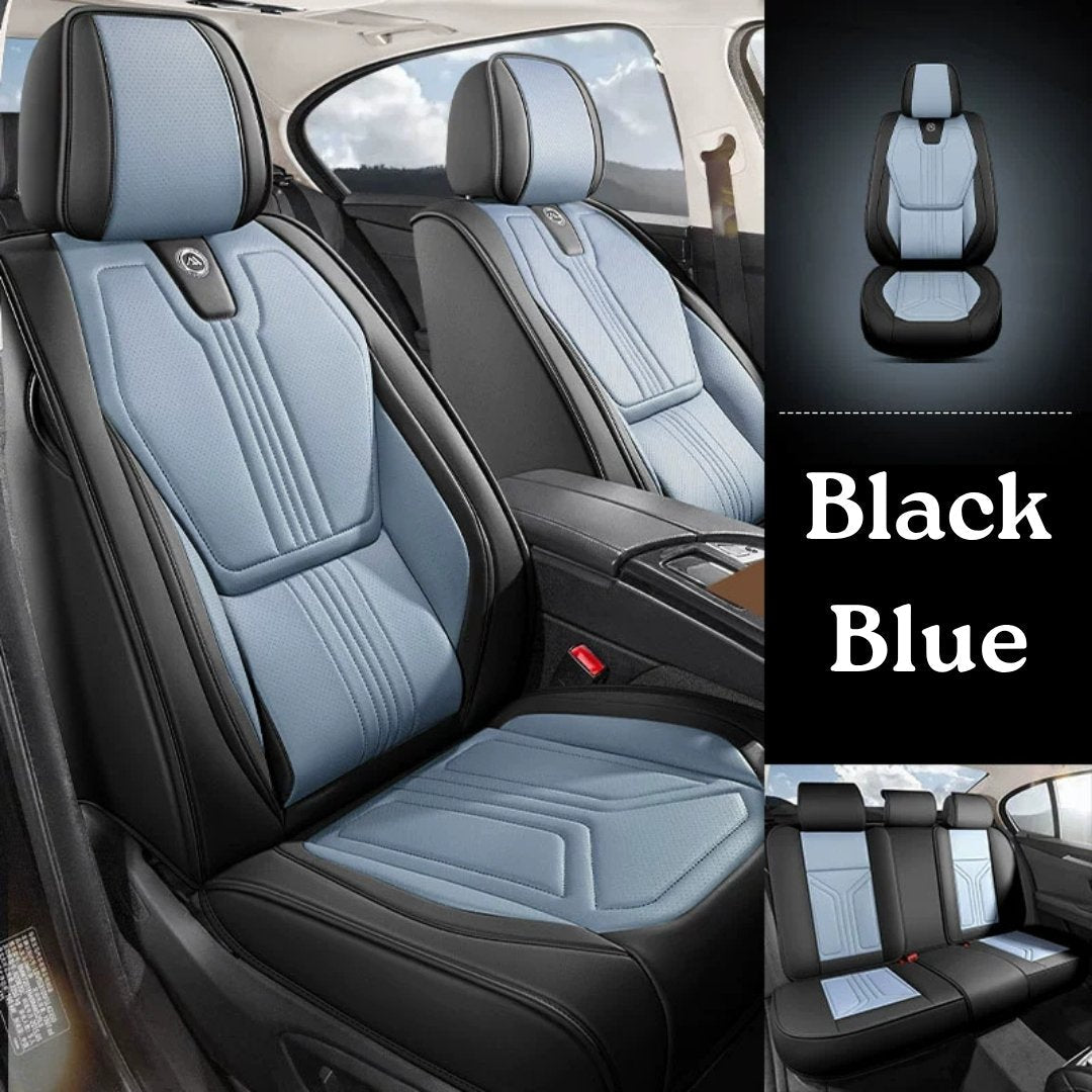 All-Season Breathable Nappa Leather Car Seat Covers