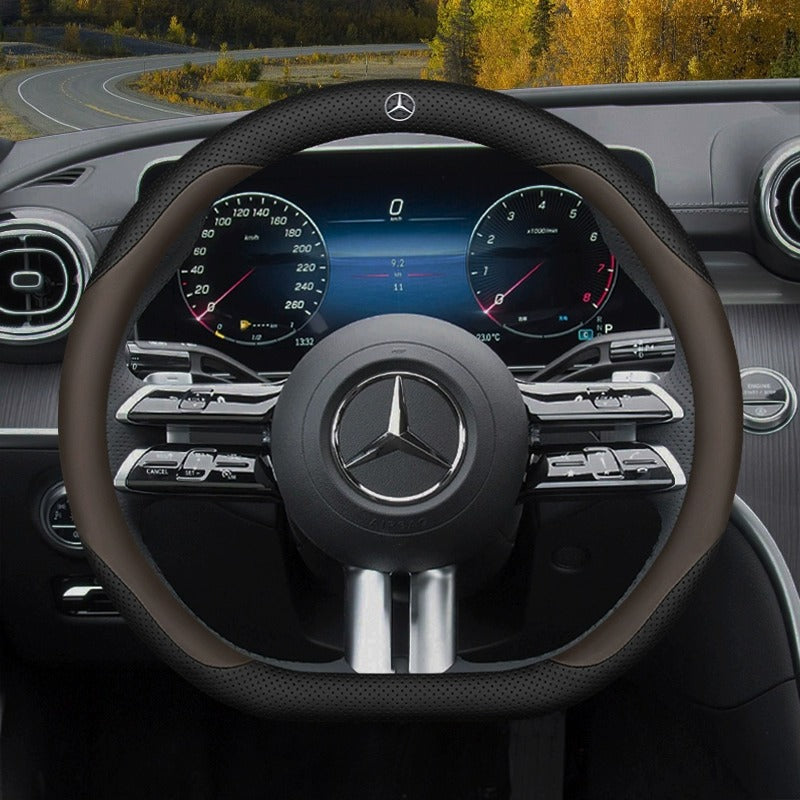 Special Ultra-Thin Car Steering Wheel Cover | Logo Customizable