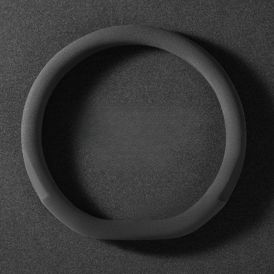 Dedicated Suede Steering Wheel Cover | Anti-Slip & Sweat-Absorbing