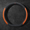 Rivo Suede Steering Wheel Cover – Non-Slip, Breathable, Sweat-Absorbing, 4-Season Universal Fit