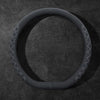 Rivo Suede Steering Wheel Cover – Non-Slip, Breathable, Sweat-Absorbing, 4-Season Universal Fit
