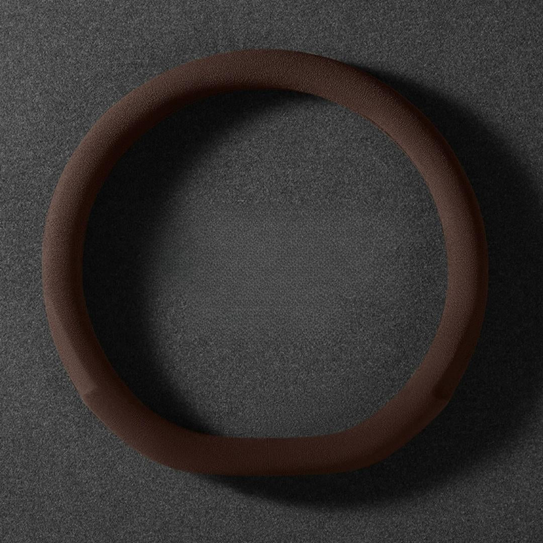 Dedicated Suede Steering Wheel Cover | Anti-Slip & Sweat-Absorbing