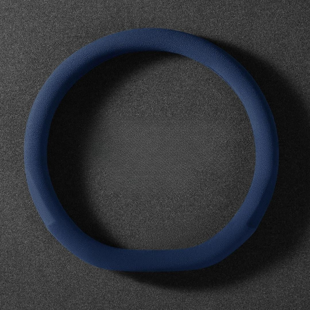 Dedicated Suede Steering Wheel Cover | Anti-Slip & Sweat-Absorbing