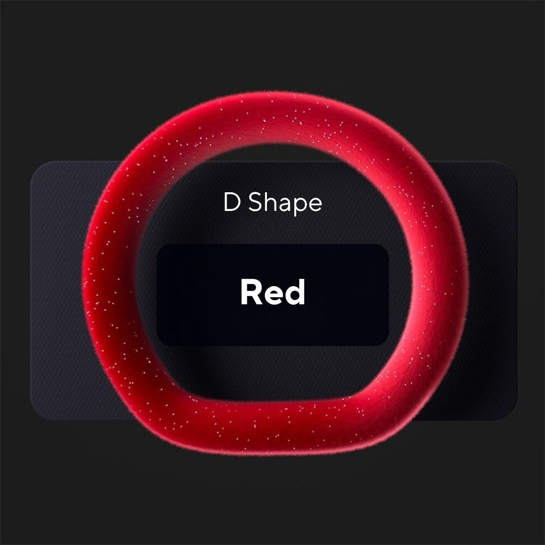 Winter Starry Plush Steering Wheel Cover | Anti-Slip, Sweat-Absorbing & Self-Heating