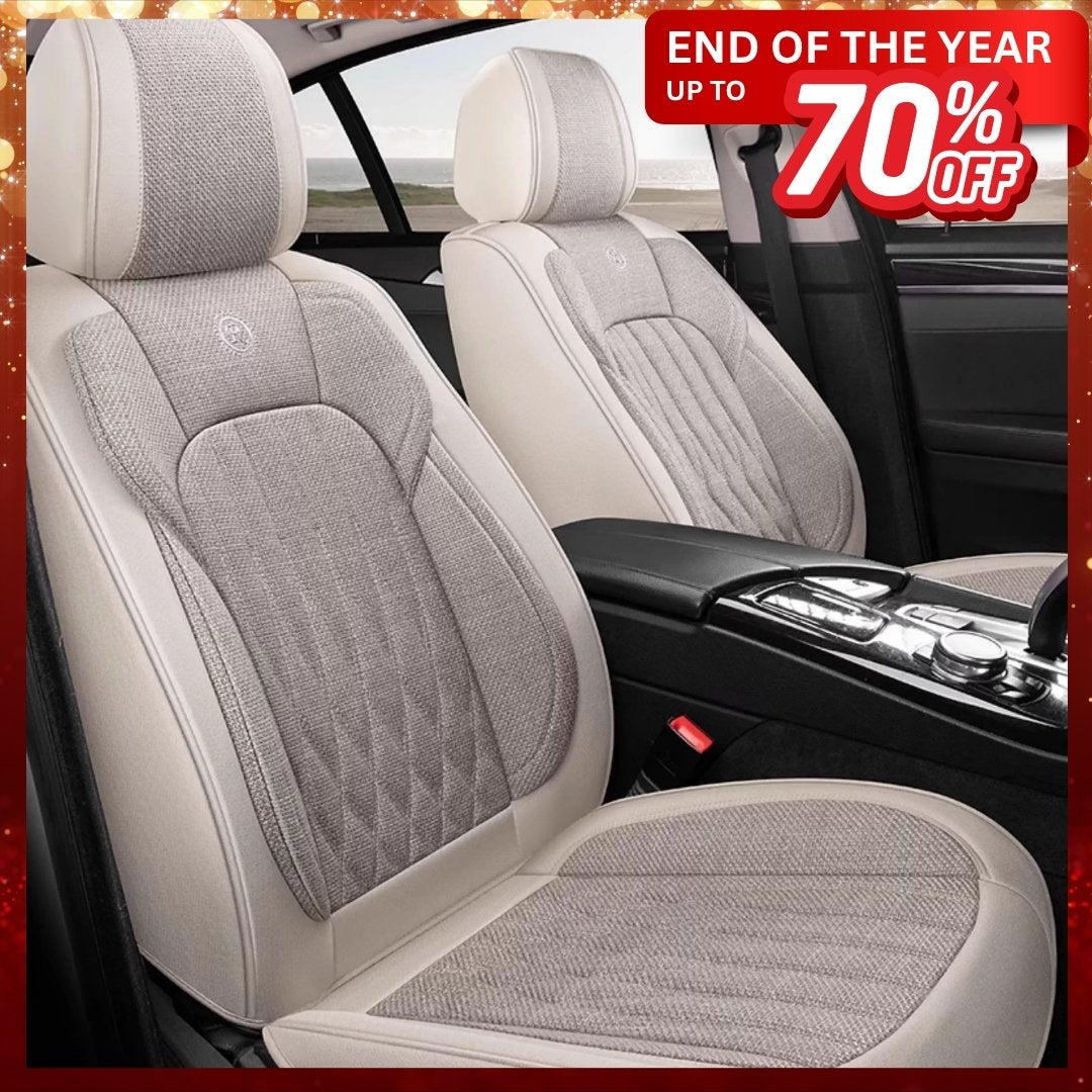 Special Comfortable Breathable Linen Fabric Car Seat Covers