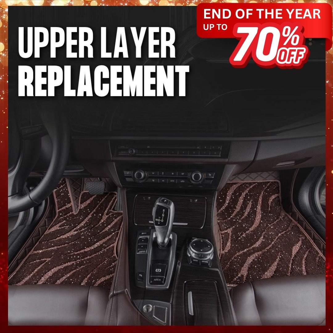 Galaxy Stripe Upper Layer Replacement Suede Car Floor Mats