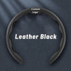Nelxy Customized Car Logo Breathable Ultra-thin 5D Leather & Carbon Car Steering Wheel Cover Universal Fit